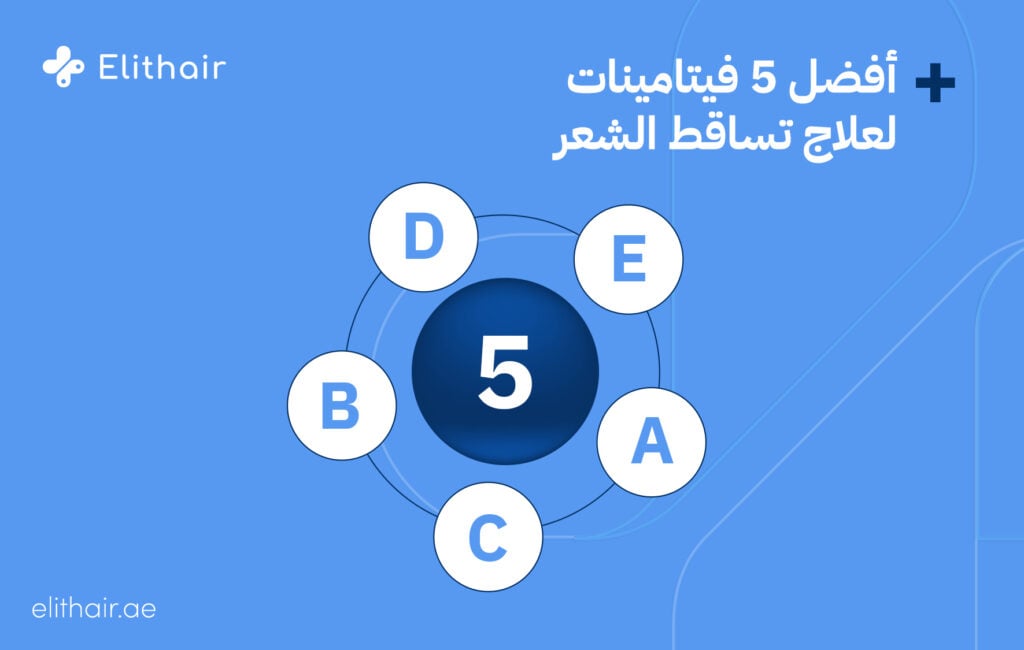 أفضل 5 فيتامينات لعلاج تساقط الشعر - مركز اليت هير لزراعة الشعر