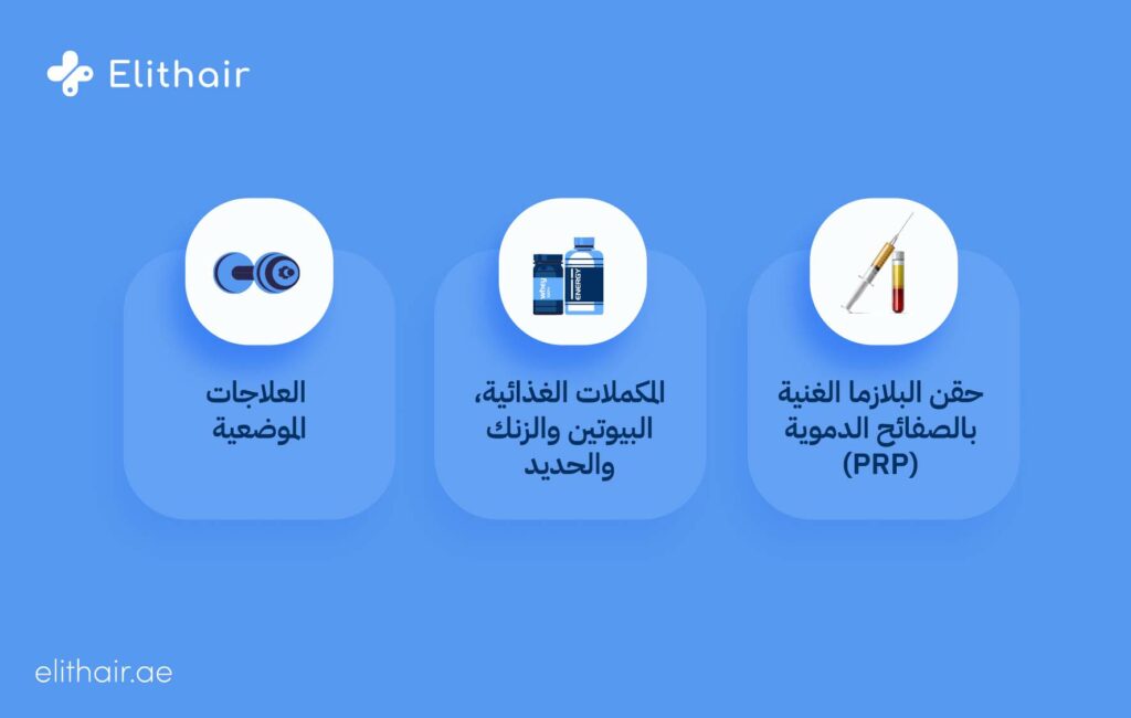 العلاجات الطبية لتقوية بصيلات الشعر- مركز اليت هير لزراعة الشعر